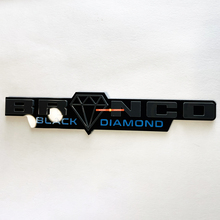 Bronco Black Diamond Fender Badges Emblem 3D Badge 5