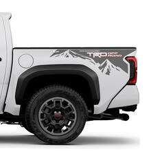 TRD Off Road Mountains BedSide Side Truck Decals Stickers for Toyota Truck 3