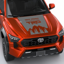 TRD Mountains Trees Wrap Hood decal Sticker for Toyota Tacoma 4th gen 2