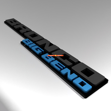 Bronco Big Bend Fender Badges Tailgate Emblem 3D Badge 2
 2