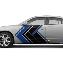 Two colors Side Stripes Decals Stickers For Dodge Charger 2 2