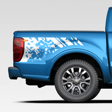 Distressed Splash Decal Graphics Decals Stickers for Ford Ranger 2