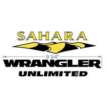 Sahara Dunes Wrangler Unlimited decals stickers for Jeep Sahara Wrangler Unlimited CJ TJ YK JK XJ 2