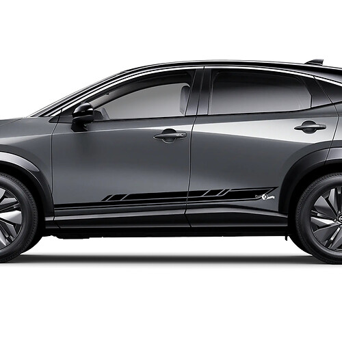 Sides Racing Stripes Graphics Decal Kit for Nissan ARIYA
