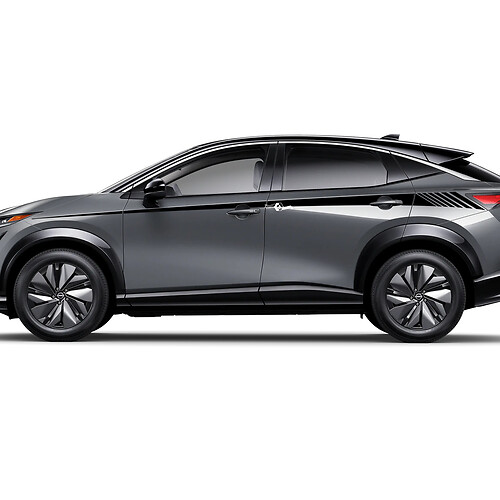 Sides Racing Accent Stripes Graphics Decal Kit for Nissan ARIYA