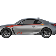 Pair of Racing Stripes Vinyl Decal Stickers for Toyota Scion Fr-S 3