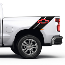 Side Bed Stripes off-road 4x4 Decals Stickers 2 colors for Chevrolet Bed 3
