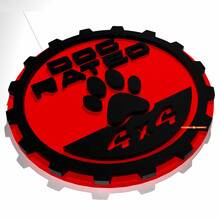 Dog Paw Rated Edition Fender Badges Tailgate Emblem 3D Badge
 4