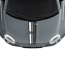 500 Tri Stripes Flag Hood Stripe Decal Sticker Graphics for Fiat 500 2