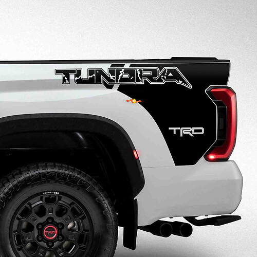 Tundra Raptor Style Bed Side Decal Sticker for Toyota Tundra TRD 2