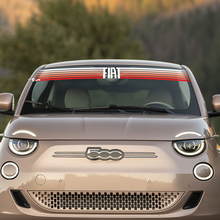 Front Italy Flag Windshield Decal Graphics for Fiat 500 4