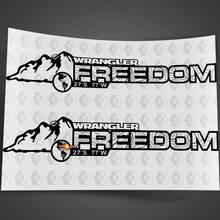 Custom Text and coordinates Mountain Jeep Wrangler hood Decal rubicon sahara JL JK CJ TJ YJ 2