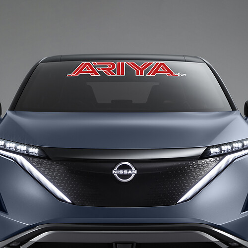 Windshield ARIYA Graphics Decal Sticker for Nissan ARIYA