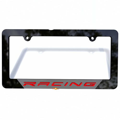 Racing Vehicle License Plate Covers Frames Vehicle Decor for Corvette