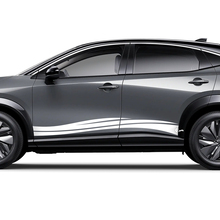 Sides Universal Wave Graphics Decal Kit for Nissan ARIYA 2