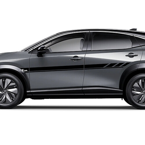 Sides Universal Stripes Racing Graphics Decal Kit for Nissan ARIYA