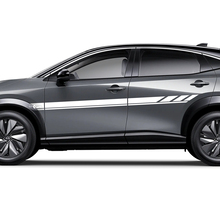 Sides Universal Stripes Racing Graphics Decal Kit for Nissan ARIYA 2