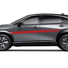 Sides Universal Stripes Racing Graphics Decal Kit for Nissan ARIYA 3