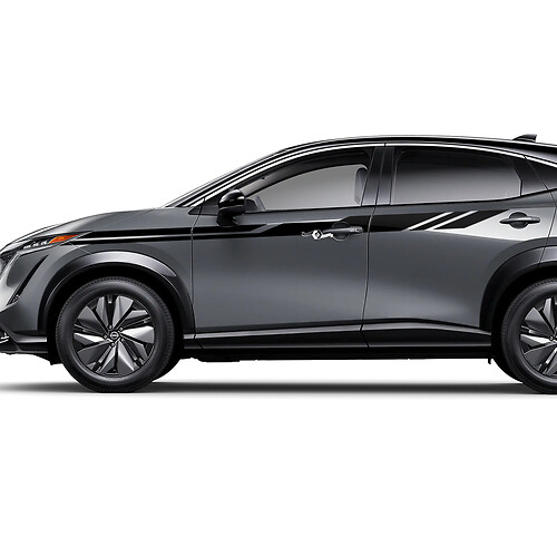 Sides Universal Accent Stripes Racing Graphics Decal Kit for Nissan ARIYA