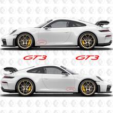 GT3 ଡେକଲ୍ ଷ୍ଟିକର୍ ଏମ୍ବଲେମ୍ ପୋର୍ଶ୍ 911 GT3 ପଛରେ ଏବଂ ସାଇଡ୍‌ରେ ଜିଟି 3 ମାର୍କ୍ କରିବା ଜଣେ।
 3