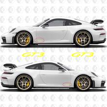 GT3 ଡେକଲ୍ ଷ୍ଟିକର୍ ଏମ୍ବଲେମ୍ ପୋର୍ଶ୍ 911 GT3 ପଛରେ ଏବଂ ସାଇଡ୍‌ରେ ଜିଟି 3 ମାର୍କ୍ କରିବା ଜଣେ।
 5