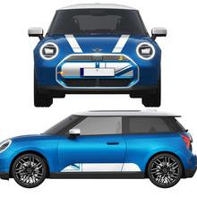 Hood and Side stripes Mini Cooper Vinyl graphics decal Sticker for Mini Cooper S F65 2