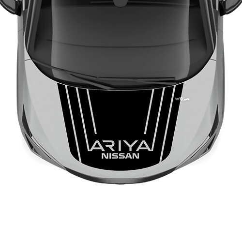 Hood Racing Graphics Decal for Nissan ARIYA