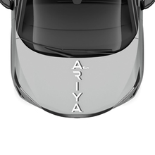 Hood Dual Colors Stripe Racing Graphics Decal for Nissan ARIYA 2