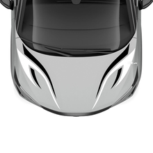 Hood Dual Colors Tribal Stripe Racing Graphics Decal for Nissan ARIYA 2