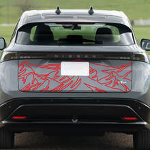 Rear Mountains Racing Graphics Decal for Nissan ARIYA 2 3
