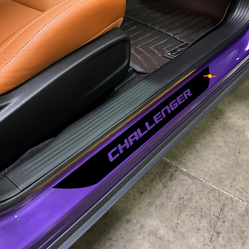 Dodge Challenger Vinyl Door Sill Decals