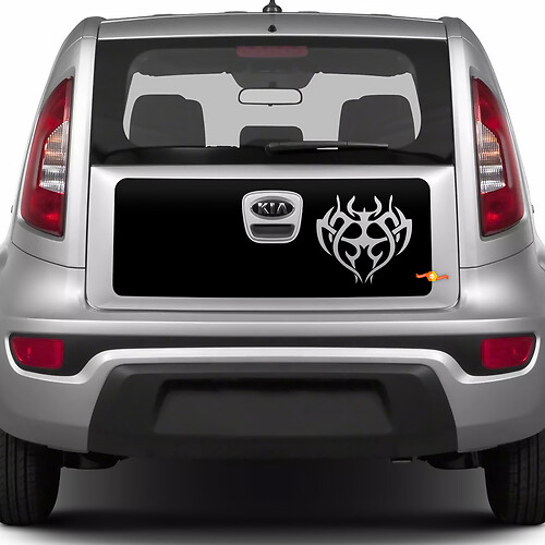 Rear Trunk Vinyl Wrap Decal Sticker for Kia Soul 3