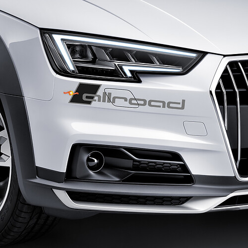 Front Bumper Audi Allroad Decal Stickers Decals
