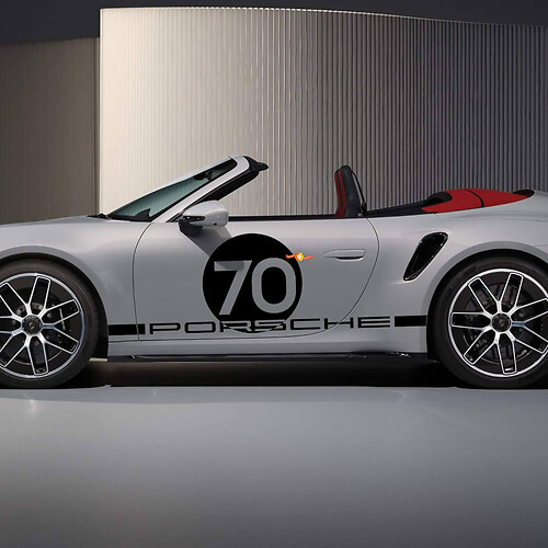 Side Kit graphic Spirit 70 Decal Sticker for Porsche 911