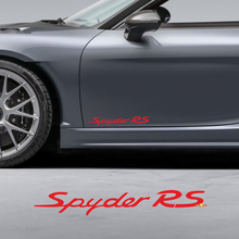 Side Doors Decal Sticker for Porsche 718 Cayman Spyder RS 3