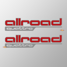 Window Side Audi Allroad Quattro Decal Stickers Decals
 3