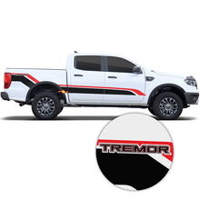 Truck Bed Side Decal Tremor Set Vinyl Stripe Stickers for Ford Super Duty F250 F150 2