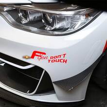 Fgen Don't Touch Bumper sticker decals graphic 3