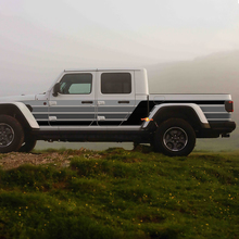 Side Retro Vintage Stripes Decal Graphic Vinyl for Jeep Gladiator 2