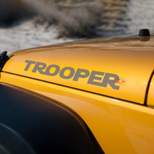 Trooper Hood Decal Sticker for Jeep Wrangler 2