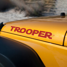 Trooper Hood Decal Sticker for Jeep Wrangler 3