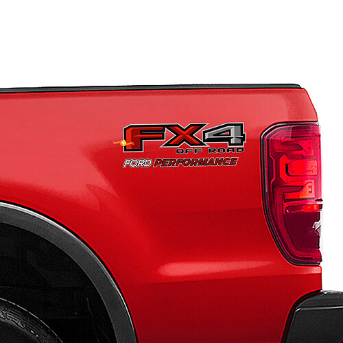 FX4 Off Road Ford Performance Decals Stickers Truck Bed Side for Ford F150 f250