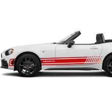 Side Racing Stripe Decal Graphics Sticker for Fiat 124 Spider Abarth 2