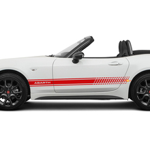 Side Racing Stripe Decal Graphics Sticker for Fiat 124 Spider Abarth 2 2