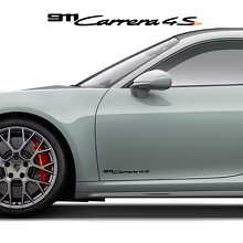2x Porsche Porsche 911 Carrera 4S Signature Side Doors Decals Stickers 4