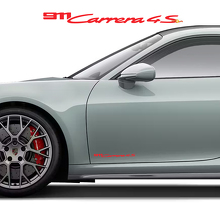 2x Porsche Porsche 911 Carrera 4S Signature Side Doors Decals Stickers 6