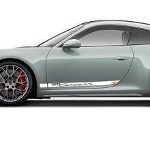 Side Kit graphic Decal Sticker for Porsche 911 Carrera 4S 2