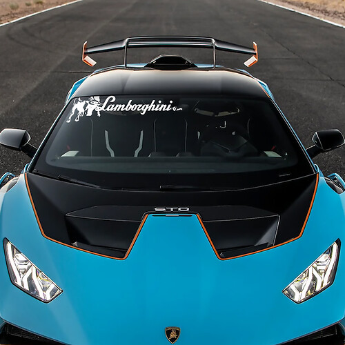 Lambo Windshield Racing Vinyl Decal Sticker Graphics for Lamborghini STO