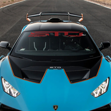 Windshield STO logo Lambo Vinyl Decal Sticker Graphics for Lamborghini STO 2 3