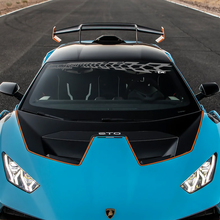 Windshield Tire tracks Lambo Vinyl Decal Sticker Graphics for Lamborghini STO 2